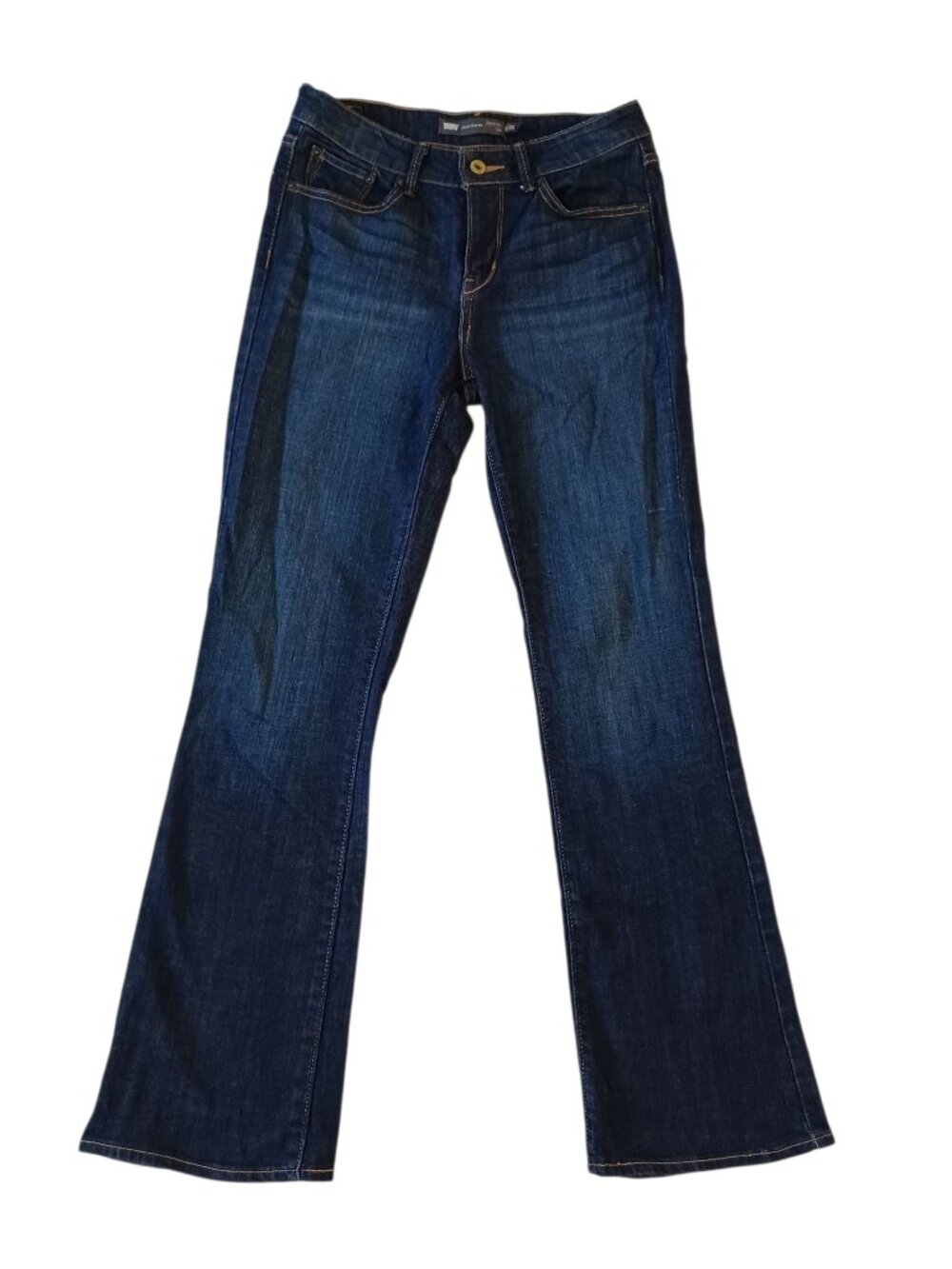 Levi's Jeans Demi Curve Classic Rise Boot Dark Wash Stretch Midrise Size 28x32